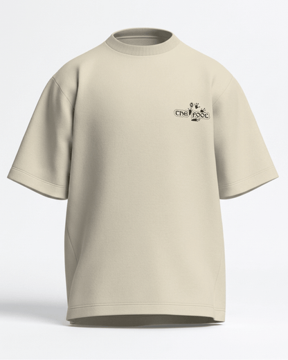 The Fool of Frogs – Tarot Oversized T-Shirt Oversized French Terry Cotton Premium Streetwear T-shirt Loom of Thirds India's No. 1 Art-led, graphic streetwear brand based in Kolkata by Sidhartha Mohanta & Chirayata Purna Chakrabarty