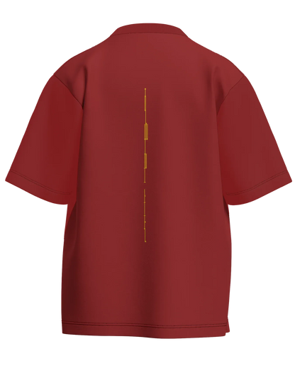Go Home - Oversized Fit 100% cotton 240GSM standard oversized T-shirt Loom of Thirds India's No. 1 Art-led streetwear brand based in Kolkata by Sidhartha Mohanta & Chirayata Purna Chakrabarty