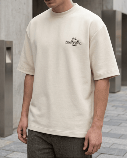 The Fool of Frogs – Tarot Oversized T-Shirt Oversized French Terry Cotton Premium Streetwear T-shirt Loom of Thirds India's No. 1 Art-led, graphic streetwear brand based in Kolkata by Sidhartha Mohanta & Chirayata Purna Chakrabarty