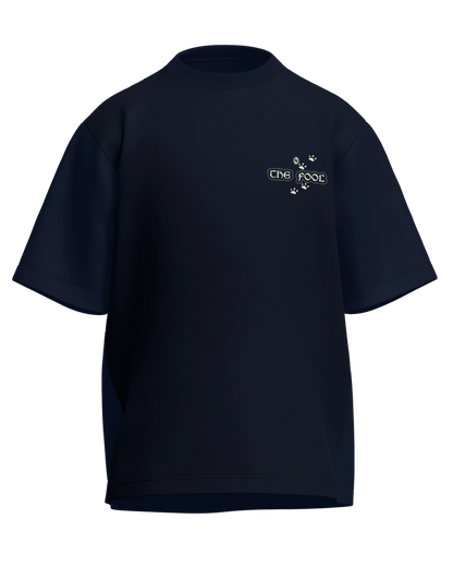 The Fool of Dogs Oversized French Terry Cotton Premium Streetwear T-shirt Loom of Thirds India's No. 1 Art-led streetwear brand based in Kolkata by Sidhartha Mohanta & Chirayata Purna Chakrabarty