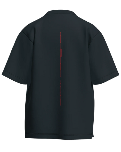 Mom Said No - Oversized Fit 100% cotton 240GSM standard oversized T-shirt Loom of Thirds India's No. 1 Art-led streetwear brand based in Kolkata by Sidhartha Mohanta & Chirayata Purna Chakrabarty