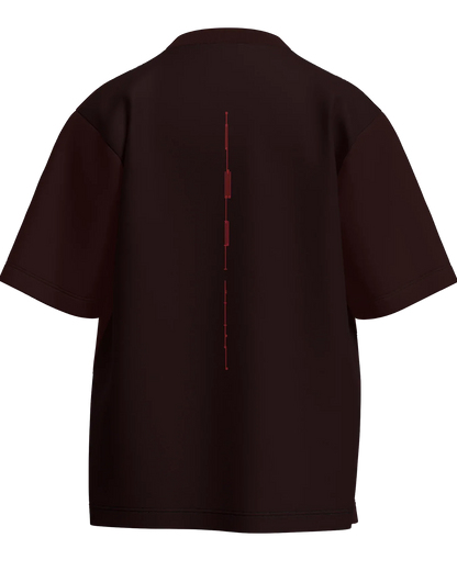 Mom Said No - Oversized Fit 100% cotton 240GSM standard oversized T-shirt Loom of Thirds India's No. 1 Art-led streetwear brand based in Kolkata by Sidhartha Mohanta & Chirayata Purna Chakrabarty