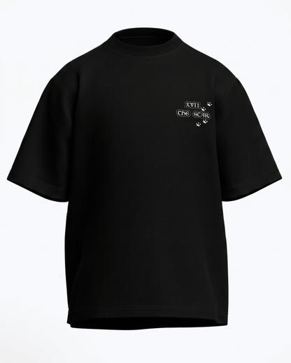 The Star of Dogs – Tarot Oversized T-Shirt Oversized French Terry Cotton Premium Streetwear T-shirt Loom of Thirds India's No. 1 Art-led, graphic streetwear brand based in Kolkata by Sidhartha Mohanta & Chirayata Purna Chakrabarty
