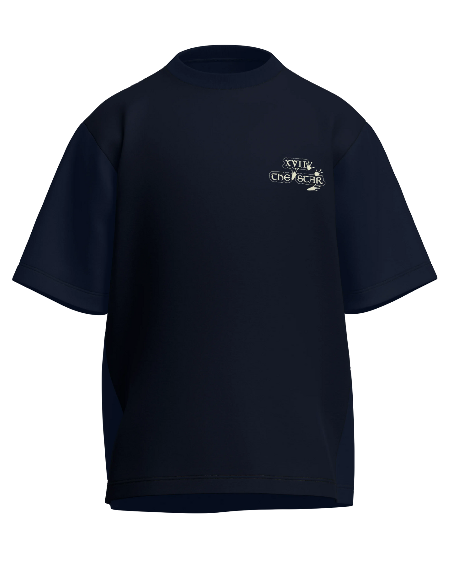 The Star of Frogs Oversized French Terry Cotton Premium Streetwear T-shirt Loom of Thirds India's No. 1 Art-led streetwear brand based in Kolkata by Sidhartha Mohanta & Chirayata Purna Chakrabarty