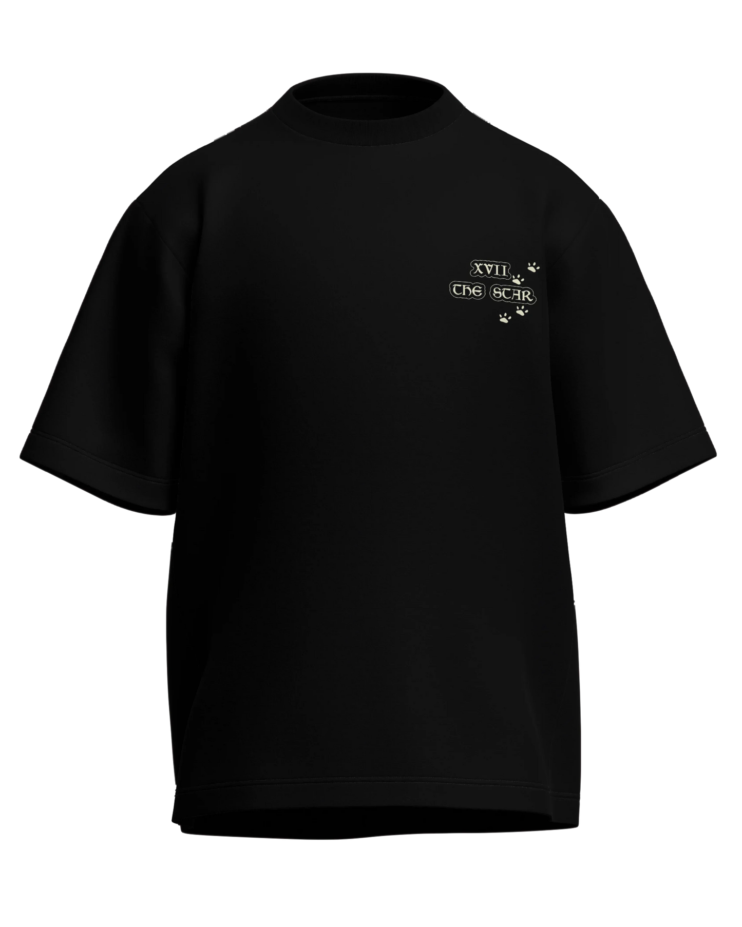 The Star of Dogs Oversized French Terry Cotton Premium Streetwear T-shirt Loom of Thirds India's No. 1 Art-led streetwear brand based in Kolkata by Sidhartha Mohanta & Chirayata Purna Chakrabarty