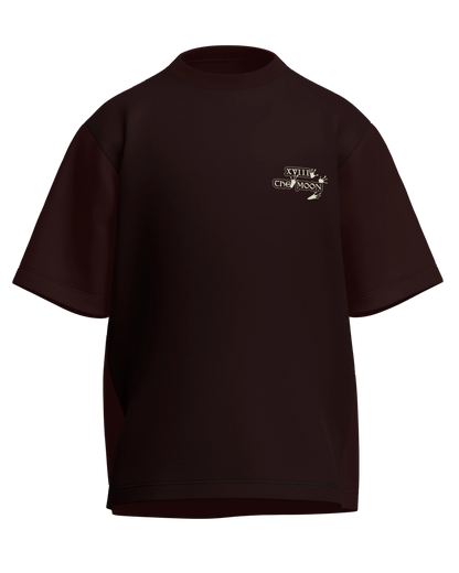The Moon of Frogs Oversized French Terry Cotton Premium Streetwear T-shirt Loom of Thirds India's No. 1 Art-led streetwear brand based in Kolkata by Sidhartha Mohanta & Chirayata Purna Chakrabarty
