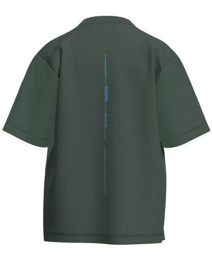 Hydrated, Moisturized & Unbothered - Oversized Fit 100% cotton 240GSM standard oversized T-shirt Loom of Thirds India's No. 1 Art-led streetwear brand based in Kolkata by Sidhartha Mohanta & Chirayata Purna Chakrabarty