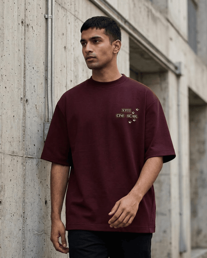 The Star of Dogs – Tarot Oversized T-Shirt Oversized French Terry Cotton Premium Streetwear T-shirt Loom of Thirds India's No. 1 Art-led, graphic streetwear brand based in Kolkata by Sidhartha Mohanta & Chirayata Purna Chakrabarty