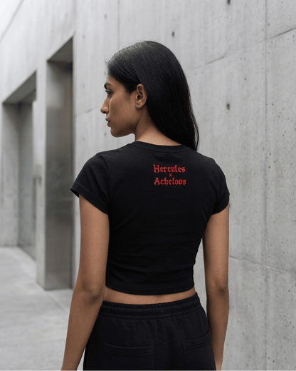 Cutie with a Bootie – Classical Art Baby Tee 100% cotton 240GSM baby T-shirt Loom of Thirds India's No. 1 Art-led, graphic streetwear brand based in Kolkata by Sidhartha Mohanta & Chirayata Purna Chakrabarty