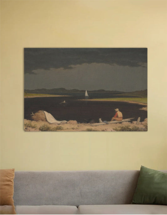 Approaching Thunder Storm – Martin Johnson Heade Canvas Print