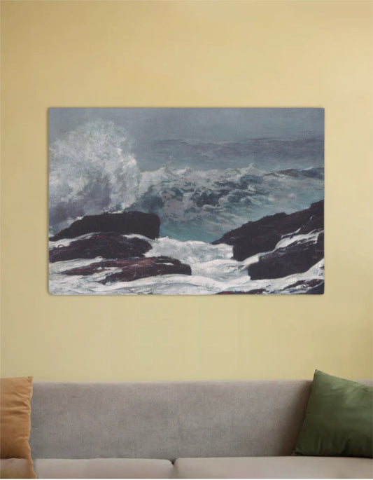 Maine Coast – Winslow Homer Canvas Print
