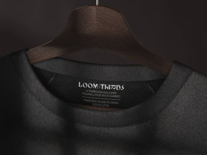 The Tower of Frogs Oversized French Terry Cotton Premium Streetwear T-shirt Loom of Thirds India's No. 1 Art-led streetwear brand based in Kolkata by Sidhartha Mohanta & Chirayata Purna Chakrabarty