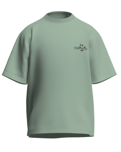 The Fool of Frogs Oversized French Terry Cotton Premium Streetwear T-shirt Loom of Thirds India's No. 1 Art-led streetwear brand based in Kolkata by Sidhartha Mohanta & Chirayata Purna Chakrabarty
