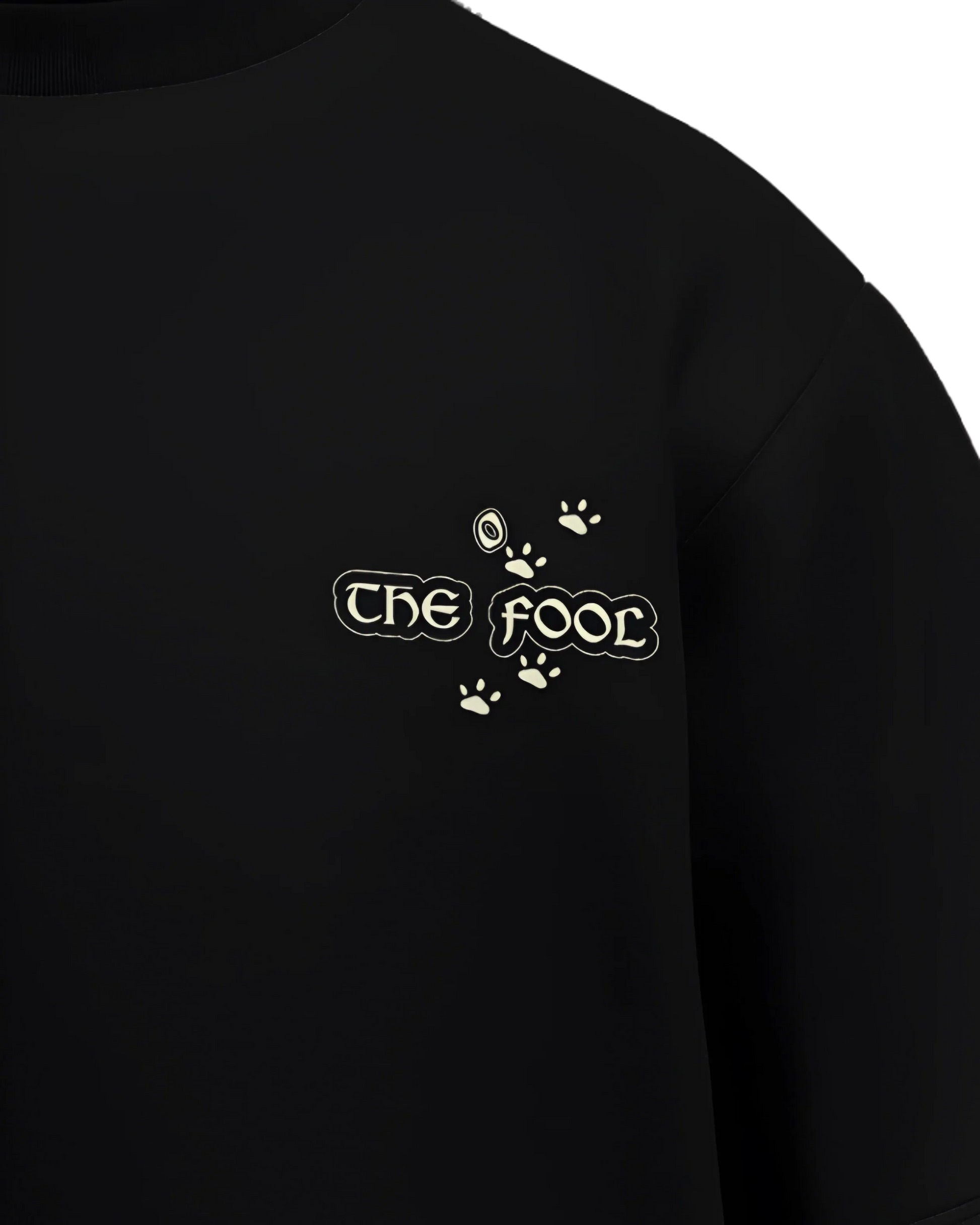 The Fool of Dogs Oversized French Terry Cotton Premium Streetwear T-shirt Loom of Thirds India's No. 1 Art-led streetwear brand based in Kolkata by Sidhartha Mohanta & Chirayata Purna Chakrabarty