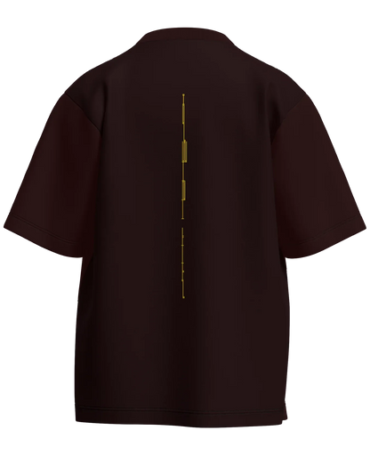 Go Home - Oversized Fit 100% cotton 240GSM standard oversized T-shirt Loom of Thirds India's No. 1 Art-led streetwear brand based in Kolkata by Sidhartha Mohanta & Chirayata Purna Chakrabarty