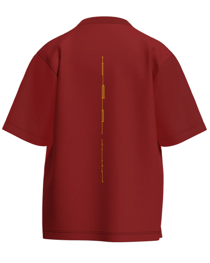 Go Home - Oversized Fit 100% cotton 240GSM standard oversized T-shirt Loom of Thirds India's No. 1 Art-led streetwear brand based in Kolkata by Sidhartha Mohanta & Chirayata Purna Chakrabarty