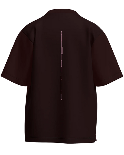 Running From My Problems - Oversized Fit 100% cotton 240GSM standard oversized T-shirt Loom of Thirds India's No. 1 Art-led streetwear brand based in Kolkata by Sidhartha Mohanta & Chirayata Purna Chakrabarty