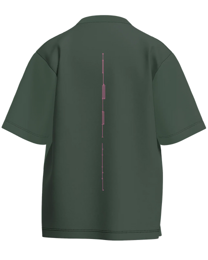 Running From My Problems - Oversized Fit 100% cotton 240GSM standard oversized T-shirt Loom of Thirds India's No. 1 Art-led streetwear brand based in Kolkata by Sidhartha Mohanta & Chirayata Purna Chakrabarty