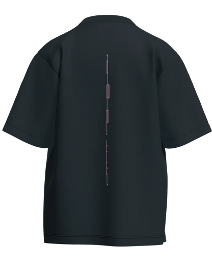 Running From My Problems - Oversized Fit 100% cotton 240GSM standard oversized T-shirt Loom of Thirds India's No. 1 Art-led streetwear brand based in Kolkata by Sidhartha Mohanta & Chirayata Purna Chakrabarty