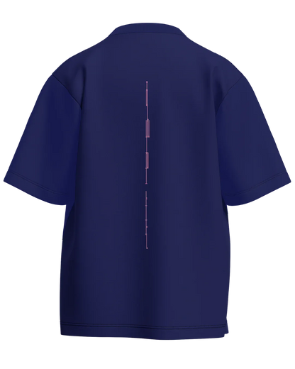 Running From My Problems - Oversized Fit 100% cotton 240GSM standard oversized T-shirt Loom of Thirds India's No. 1 Art-led streetwear brand based in Kolkata by Sidhartha Mohanta & Chirayata Purna Chakrabarty